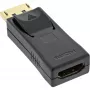 InLine DisplayPort adapteris DisplayPort vīrišķais / HDMI sievišķais melns