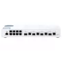 QNAP QSW-M408-4C tīkla komutators pārvaldāms L2 Gigabit Ethernet (10/100/1000) balts