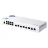 QNAP QSW-M408-4C tīkla komutators pārvaldāms L2 Gigabit Ethernet (10/100/1000) balts