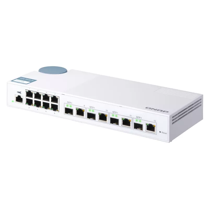 QNAP QSW-M408-4C tīkla komutators pārvaldāms L2 Gigabit Ethernet (10/100/1000) balts