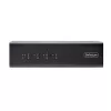 StarTech.com 4 portu divu monitoru DisplayPort KVM slēdzis, 4K 60Hz, 2x USB 5Gbps centrmezgla porti, 2x USB 2.0 HID porti, pārslēgšana ar karstajiem taustiņiem un pogām, TAA atbilstīgs - 3,5 mm audio, HDCP