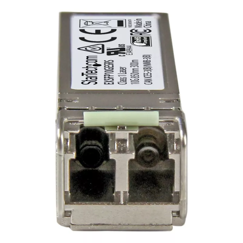 StarTech.com Juniper EX-SFP-10GE-SR saderīgs SFP+ raiduztvērēja modulis - 10GBASE-SR~Juniper EX-SFP-10GE-SR saderīgs SFP+ modulis - 10GBASE-SR - 10GbE daudzmodu šķiedras optiskais raiduztvērējs - 10GE Gigabit Ethernet SFP+ - LC 300m - 850nm - DDM