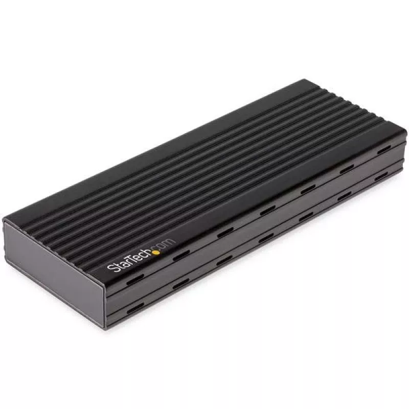 StarTech.com USB-C 10 Gbps uz M.2 NVMe SSD korpuss — pārnēsājams ārējais M.2 NGFF PCIe alumīnija futrālis — 1 GB/s lasīšana/rakstīšana — atbalsta 2230, 2242, 2260, 2280 — saderīgs ar TB3 — Mac un PC
