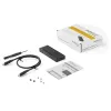StarTech.com USB-C 10 Gbps uz M.2 NVMe SSD korpuss — pārnēsājams ārējais M.2 NGFF PCIe alumīnija futrālis — 1 GB/s lasīšana/rakstīšana — atbalsta 2230, 2242, 2260, 2280 — saderīgs ar TB3 — Mac un PC