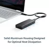 StarTech.com USB-C 10 Gbps uz M.2 NVMe SSD korpuss — pārnēsājams ārējais M.2 NGFF PCIe alumīnija futrālis — 1 GB/s lasīšana/rakstīšana — atbalsta 2230, 2242, 2260, 2280 — saderīgs ar TB3 — Mac un PC