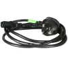 StarTech.com 1,8 m (6 pēdas) Lielbritānijas datora strāvas kabelis, 18AWG, BS 1363 uz C13, 10 A 250 V, melns maiņstrāvas strāvas vada nomaiņa, tējkannas vads / Lielbritānijas strāvas kabelis, datora barošanas bloka kabelis, televizora/monitora strāvas kabelis