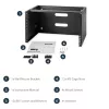 StarTech.com 6U sienas stiprinājuma tīkla statīvs – 14 collu dziļums (zema profila) – 19 collu ielāpu paneļa kronšteins seklas serveru un IT iekārtu, tīkla slēdžu montāžai – 44 mārciņas/20 kg kravnesība, melns