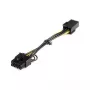 StarTech.com PCI Express 6 kontaktu uz 8 kontaktu strāvas adaptera kabelis, PCI-E (8 kontaktu), PCI-E (6 kontaktu), 0,155 m, vīrišķais, sievišķais, taisns