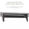 StarTech.com 3U 19” sienas stiprinājuma vertikālā plaukta kronšteins, sienas stiprinājuma patch paneļa kronšteins datu/AV/IT/datoru iekārtām, 3U plaukts skapim vai serveru telpai, atbalsta 150 lb (68 kg) slodzi