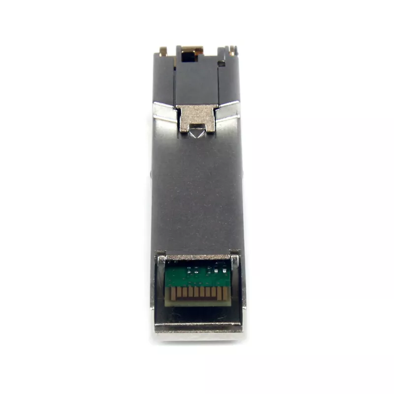 StarTech.com Cisco SFP-GE-T saderīgs SFP raiduztvērēja modulis - 10/100/1000BASE-TX~Cisco SFP-GE-T saderīgs SFP modulis - 1000BASE-T - SFP uz RJ45 Cat6/Cat5e - 10/100/1000 Mbps - RJ-45 100m - Cisco IE3400, IE3300, IE3200