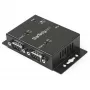 StarTech.com 2 portu industriāls uz sienas stiprināms USB–Seriālais adaptera centrmezgls ar DIN sliedes skavām