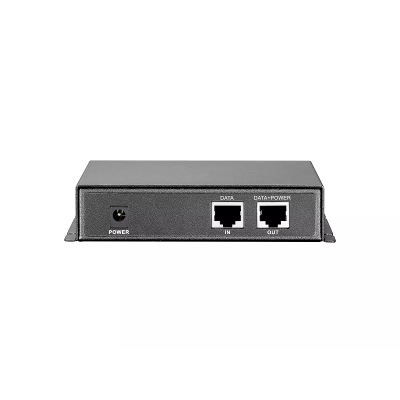 LevelOne PoE inžektors, 56W, Fast Ethernet, 10,100 Mbit/s, 10/100, IEEE 802.3x, pelēks, 100 m