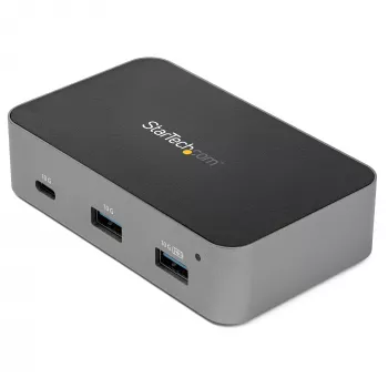 StarTech.com ~ 3 portu USB C 3.2 Gen 2 centrmezgls ar Ethernet adapteri - 10 Gbps USB Type-C uz 2x USB-A un 1x USB-C pieslēgvietu - USB centrmezgls ar BC 1.2 tālruņa ātro uzlādi - SuperSpeed 10 Gbps USB C centrmezgls
