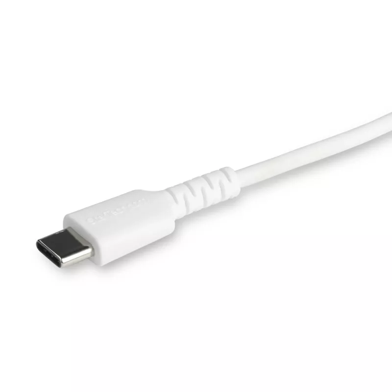 StarTech.com 6 pēdu (2 m) izturīgs balts USB-C uz Lightning kabelis – lielas slodzes izturīgs, pastiprināts ar aramīda šķiedru USB Type C uz Lightning lādēšanas/sinhronizācijas strāvas vads – Apple MFi sertificēts iPad/iPhone 12