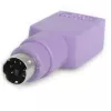 StarTech.com USB tastatūras uz PS/2 adapteris – kontaktligzda/kontaktdakša, PS/2, USB A, violets