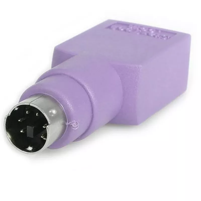 StarTech.com USB tastatūras uz PS/2 adapteris – kontaktligzda/kontaktdakša, PS/2, USB A, violets