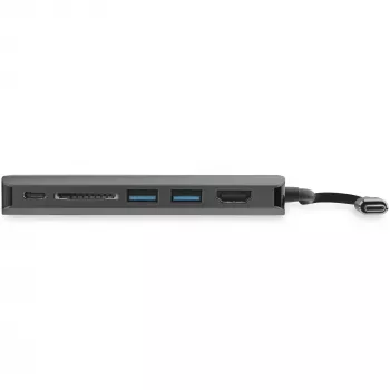 StarTech.com USB-C universālais adapteris - USB-C ceļojumu dokstacija ar 4K HDMI, 3x USB 3.0 centrmezglu, SD/SDHC, GbE, 60 W PD 3.0 caurlaidību - USB Type-C/Thunderbolt 3 - aizstāj DKT30CSDHPD