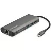 StarTech.com USB-C universālais adapteris - USB-C ceļojumu dokstacija ar 4K HDMI, 3x USB 3.0 centrmezglu, SD/SDHC, GbE, 60 W PD 3.0 caurlaidību - USB Type-C/Thunderbolt 3 - aizstāj DKT30CSDHPD
