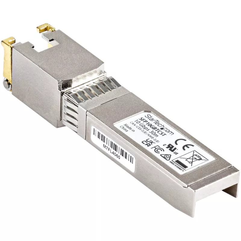 StarTech.com Cisco SFP-10GB-TC saderīgs SFP+ modulis - 10GBASE-T - SFP uz RJ45 Cat6/Cat5e - 10GE Gigabit Ethernet SFP+ - RJ-45 30m - Cisco Firepower, ASR1000, ASR9000