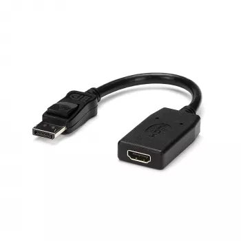StarTech.com DisplayPort uz HDMI adapteris – DP uz HDMI adapteris/video pārveidotājs – 1080p – VESA sertificēts – DP uz HDMI monitors/displejs/projektors adaptera sargspraudnis – pasīvs – fiksējošs DP savienotājs