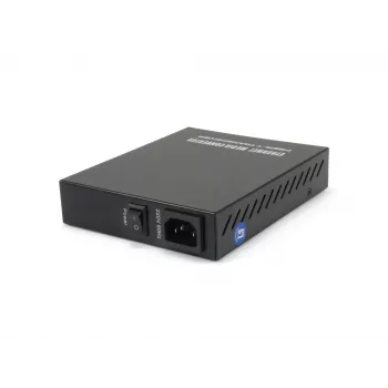 LevelOne RJ45 uz SC vadāmais gigabitu datu nesēju pārveidotājs, daudzmodu optika