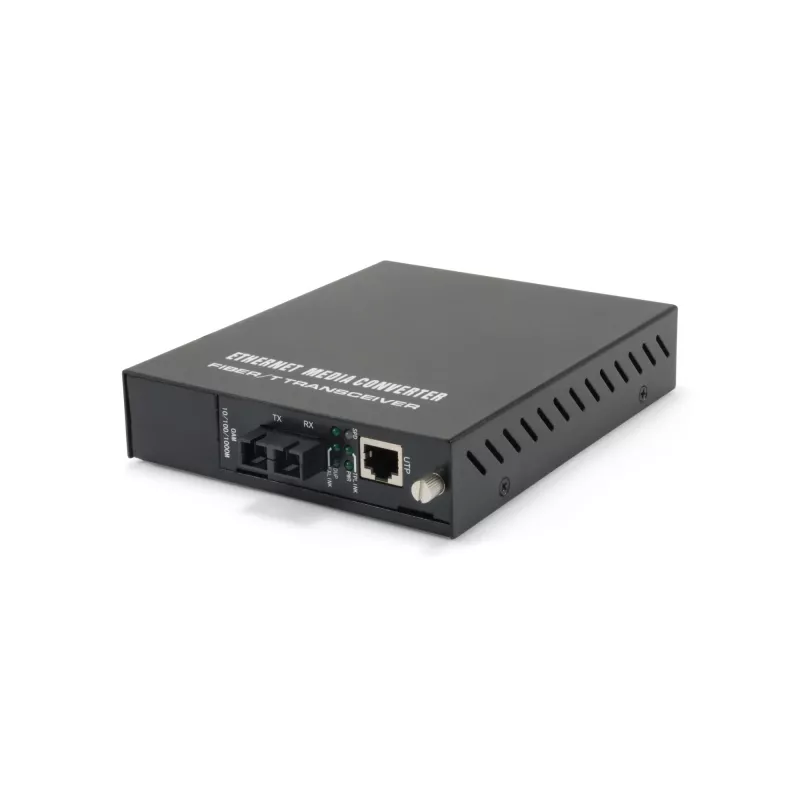 LevelOne RJ45 uz SC vadāmais gigabitu datu nesēju pārveidotājs, daudzmodu optika