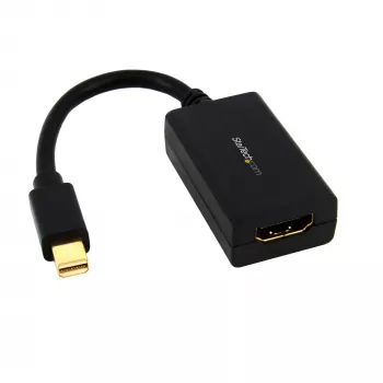 StarTech.com Mini DisplayPort–HDMI adapteris — mDP–HDMI video pārveidotājs — 1080p — Mini DP vai Thunderbolt 1/2 Mac/PC uz HDMI monitoru/displeju/TV — pasīvs mDP 1.2–HDMI adapteris — uzlabotā versija ir MDP2HDEC