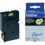 Marķēšanas lente Brother TC601 12 mm melns uz dzeltena
