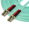 StarTech.com 10m (30 pēdas) LC/UPC uz LC/UPC OM4 daudzmodu optiskās šķiedras kabelis, 50/125µm LOMMF/VCSEL zipcord šķiedra, 100G, zemi ievades zudumi - LSZH optiskās šķiedras džempervads