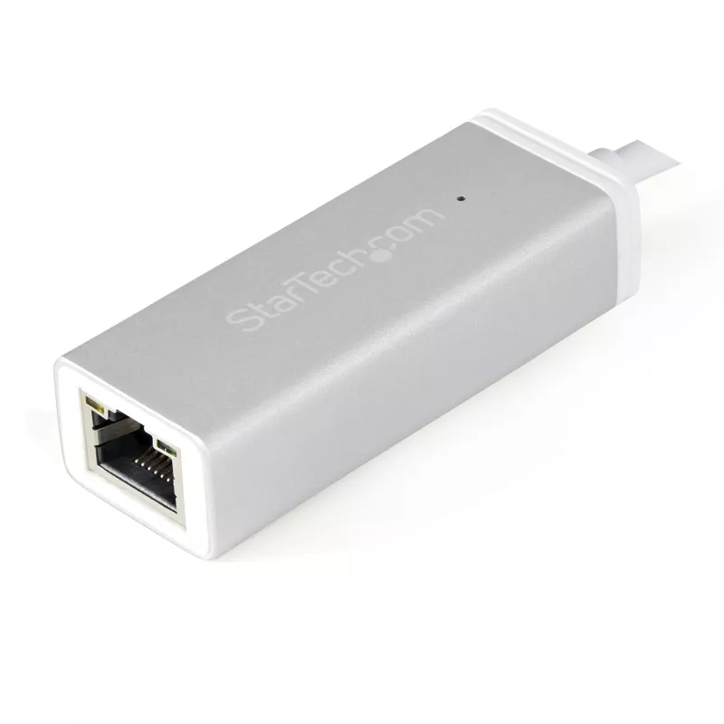 StarTech.com USB-C uz Gigabit tīkla adapteris - sudraba krāsā, vadu, USB, Ethernet, 5000 Mbit/s, sudraba