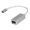 StarTech.com USB-C uz Gigabit tīkla adapteris - sudraba krāsā, vadu, USB, Ethernet, 5000 Mbit/s, sudraba