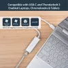StarTech.com USB-C uz Gigabit tīkla adapteris - sudraba krāsā, vadu, USB, Ethernet, 5000 Mbit/s, sudraba