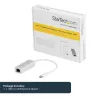 StarTech.com USB-C uz Gigabit tīkla adapteris - sudraba krāsā, vadu, USB, Ethernet, 5000 Mbit/s, sudraba
