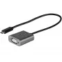 StarTech.com USB-C uz VGA adapteris - 1080p USB Type-C uz VGA adaptera sargspraudnis - USB-C (DP Alt Mode) uz VGA monitora/displeja video pārveidotājs - Thunderbolt 3 saderīgs - 12 collu garš pievienots kabelis - Uzlabotā CDP2VGA versija