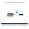 StarTech.com USB-C uz VGA adapteris - 1080p USB Type-C uz VGA adaptera sargspraudnis - USB-C (DP Alt Mode) uz VGA monitora/displeja video pārveidotājs - Thunderbolt 3 saderīgs - 12 collu garš pievienots kabelis - Uzlabotā CDP2VGA versija