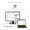 StarTech.com USB-C uz VGA adapteris - 1080p USB Type-C uz VGA adaptera sargspraudnis - USB-C (DP Alt Mode) uz VGA monitora/displeja video pārveidotājs - Thunderbolt 3 saderīgs - 12 collu garš pievienots kabelis - Uzlabotā CDP2VGA versija