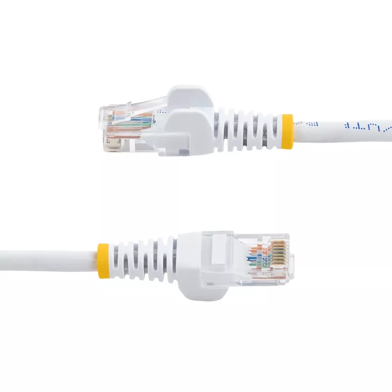 StarTech.com Cat5e komutācijas kabelis ar neaizķeramiem RJ45 savienotājiem - 3m, balts