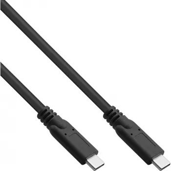 USB 3.2 Gen.1x2 kabelis InLine 35705A 5m USB-C vīr.-vīr. melns