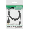 InLine Micro USB 2.0 kabelis USB Type A spraudnis / Micro-B spraudnis, melns, 2 m