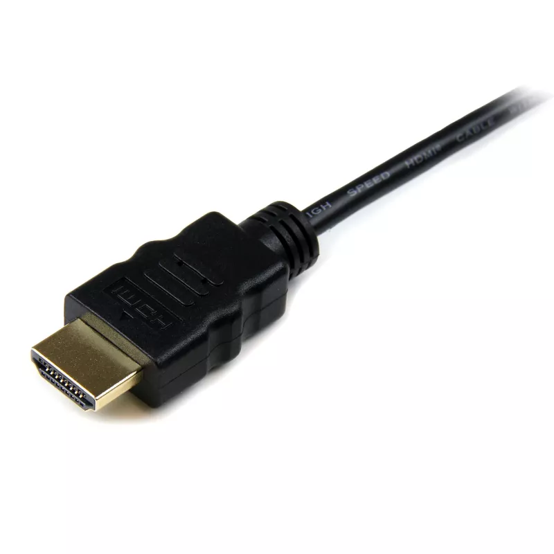 StarTech.com 50 cm Micro HDMI uz HDMI kabelis ar Ethernet - 4K 30Hz video - izturīgs ātrdarbīgs Micro HDMI Type-D uz HDMI 1.4 adaptera kabelis/konvertora vads - UHD HDMI monitori/TVS/Displeji - M/M