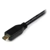 StarTech.com 2 m Micro HDMI uz HDMI kabelis ar Ethernet – 4K 30 Hz video – izturīgs ātrgaitas Micro HDMI Type-D uz HDMI 1.4 adaptera kabelis/konvertora vads – UHD HDMI monitoriem/TV/displejiem – M/M