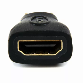 StarTech.com Mini HDMI uz HDMI adapteris - 4K ātrdarbīgs HDMI adapteris - 4K 30Hz Ultra HD ātrdarbīgs HDMI adapteris - HDMI 1.4 - zeltīti savienotāji - UHD Mini HDMI adapteris 4K - melns
