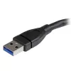 StarTech.com USB 3.0 A–A pagarinātāja kabelis — 6 collas, melns, 0,152 m, USB A, USB A, USB 3.2 Gen 1 (3.1 Gen 1), 5 Gbit/s, Melns