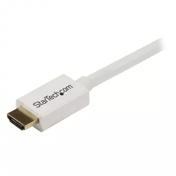 StarTech.com 7m / 23 ft CL3 Rated HDMI kabelis w/ Ethernet - In Wall Rated Ultra HD HDMI kabelis - 4K 30Hz UHD High Speed HDMI kabelis - 10.2 Gbps - HDMI 1.4 Video/Display kabelis - 30AWG, balta
