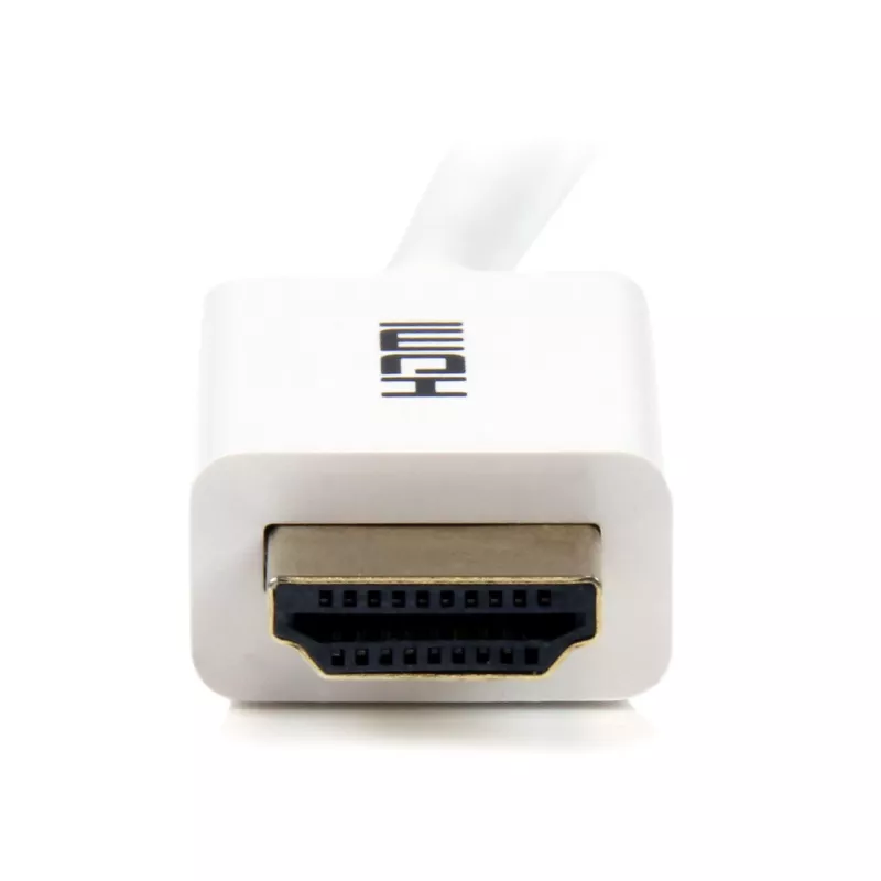 StarTech.com 7m / 23 ft CL3 Rated HDMI kabelis w/ Ethernet - In Wall Rated Ultra HD HDMI kabelis - 4K 30Hz UHD High Speed HDMI kabelis - 10.2 Gbps - HDMI 1.4 Video/Display kabelis - 30AWG, balta