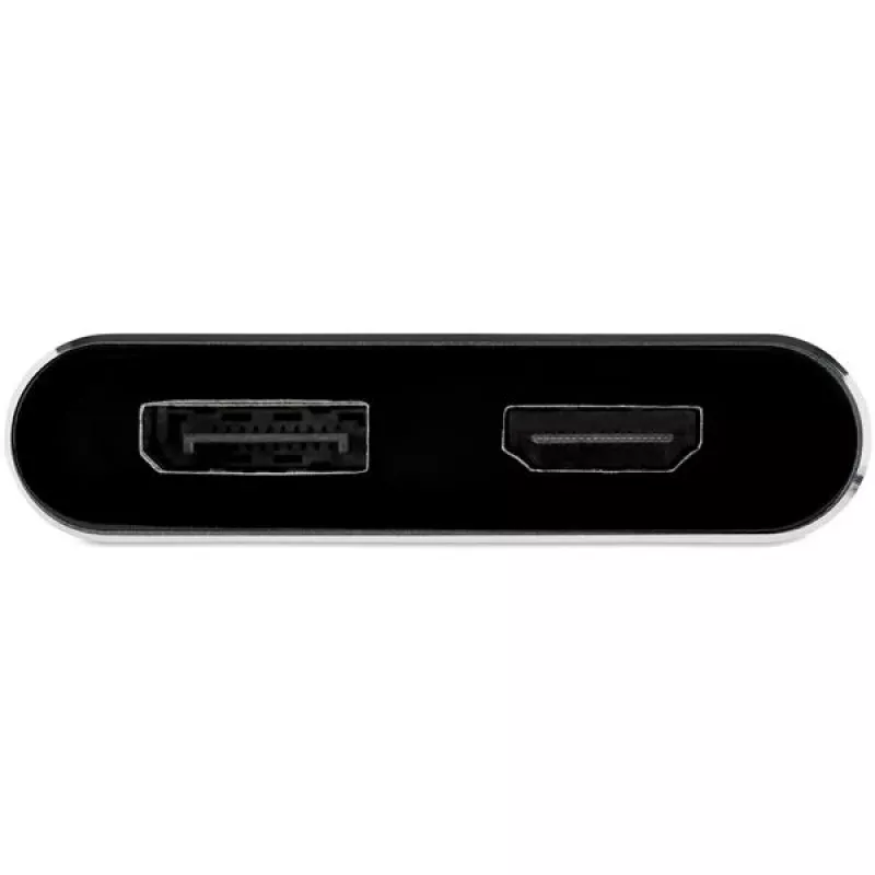 StarTech.com USB C daudzportu video adapteris - 4K 60Hz USB-C uz HDMI 2.0 vai DisplayPort 1.2 monitora adapteris - USB Type-C 2-in-1 displeja pārveidotājs HDMI/DP HBR2 HDR - Thunderbolt 3 saderīgs