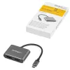 StarTech.com USB C daudzportu video adapteris - 4K 60Hz USB-C uz HDMI 2.0 vai DisplayPort 1.2 monitora adapteris - USB Type-C 2-in-1 displeja pārveidotājs HDMI/DP HBR2 HDR - Thunderbolt 3 saderīgs