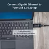 StarTech.com USB 3.0 uz Gigabit Ethernet NIC tīkla adapteris – 10/100/1000 Mbps