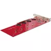 StarTech.com Četrvietīgs M.2 PCIe adaptera karte, PCIe x16 uz četriem NVMe vai AHCI M.2 SSD, PCI Express 4.0, 7,8 GBps/disks, nepieciešama bifurkācija, saderīga ar Windows/Linux