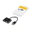 StarTech.com DisplayPort uz HDMI VGA adapteris - DisplayPort 1.2 HBR2 uz HDMI 2.0 (4K 60Hz) vai VGA 1080p pārveidotāja sargspraudnis - DP uz HDMI vai VGA monitora adapteris - Digitālais video displeja adapteris